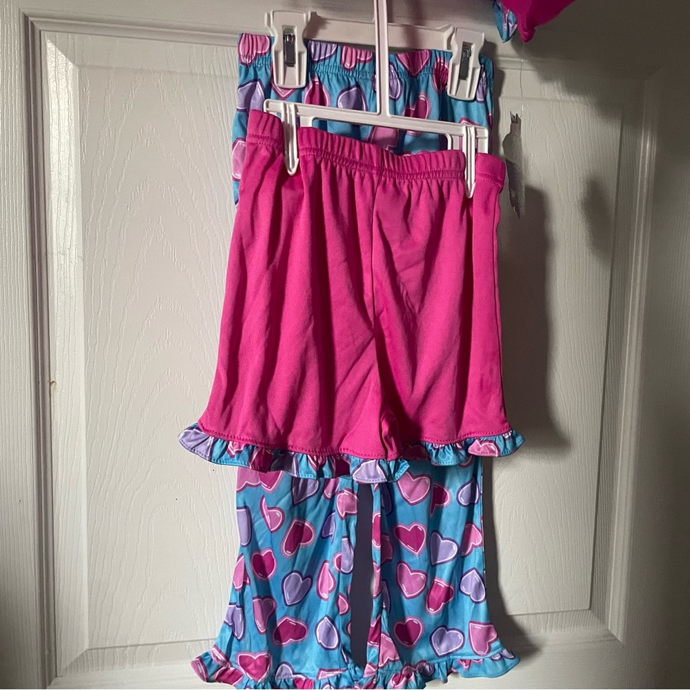 Nickelodeon Pink & Blue Paw Patrol Girls' Pajama Set - Picture 2 of 4